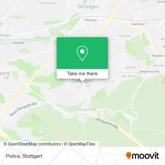 Polizei map