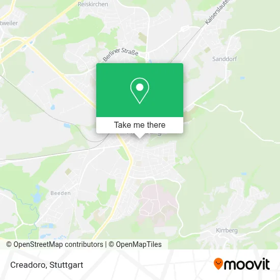 Creadoro map