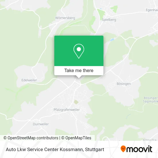 Auto Lkw Service Center Kossmann map