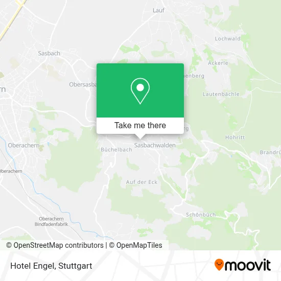 Hotel Engel map
