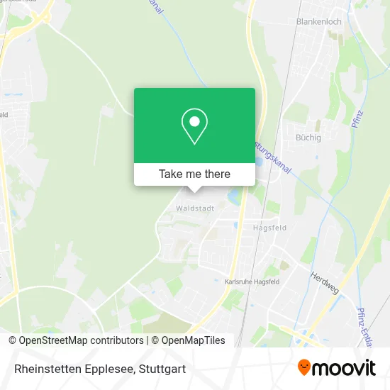 Rheinstetten Epplesee map