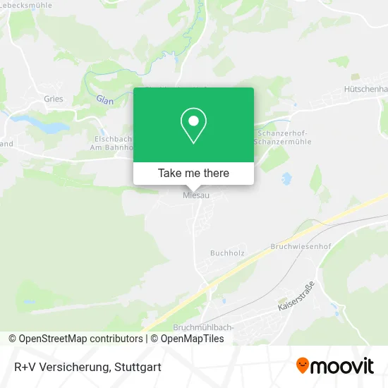 R+V Versicherung map