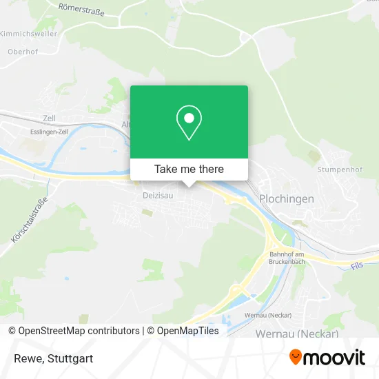 Rewe map