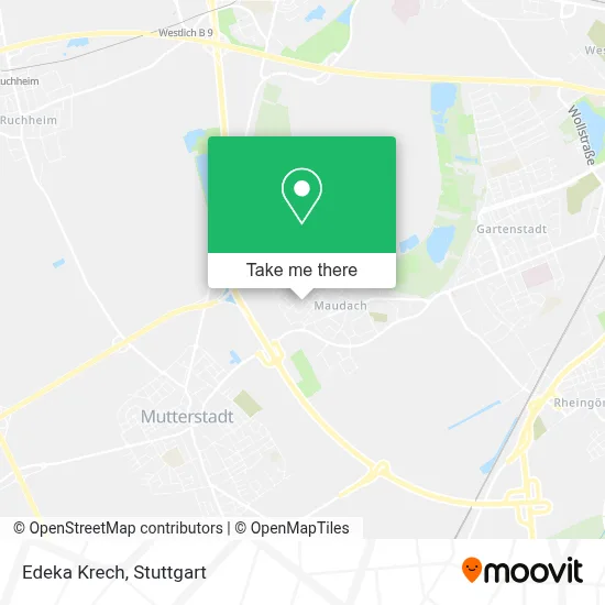 Edeka Krech map