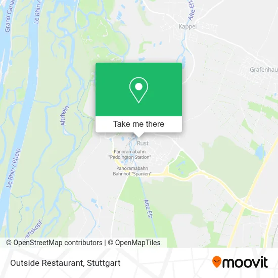 Outside Restaurant map
