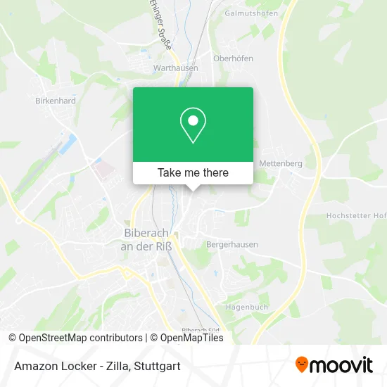 Amazon Locker - Zilla map