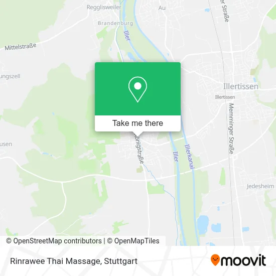 Rinrawee Thai Massage map