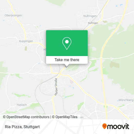 Ria Pizza map