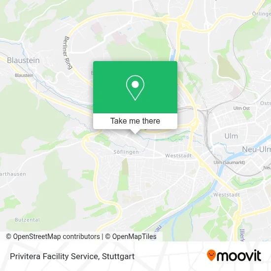 Privitera Facility Service map