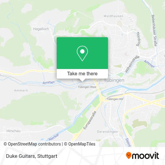 Duke Guitars map