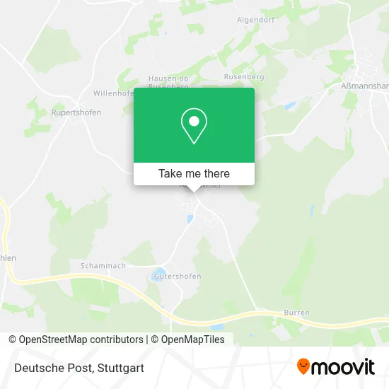 Deutsche Post map