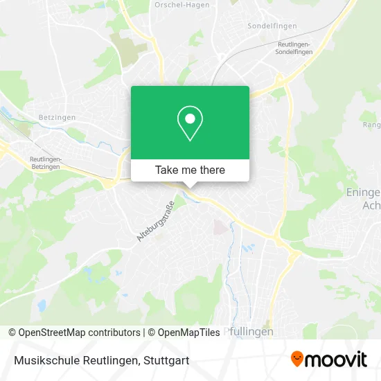 Musikschule Reutlingen map