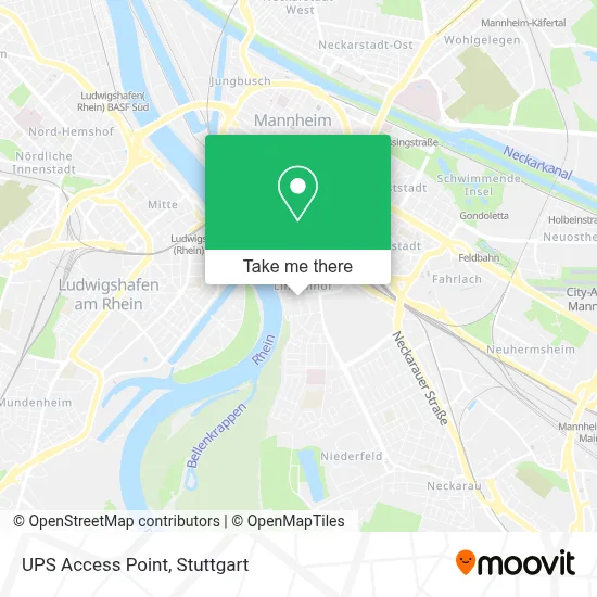 Ups Access Point map