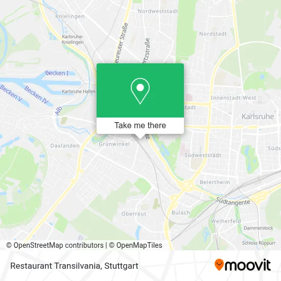 Restaurant Transilvania map