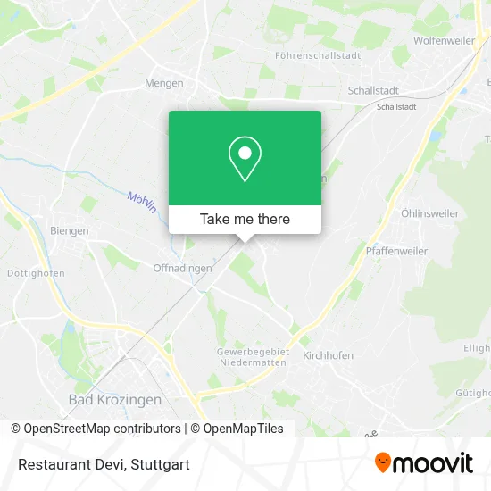 Restaurant Devi map