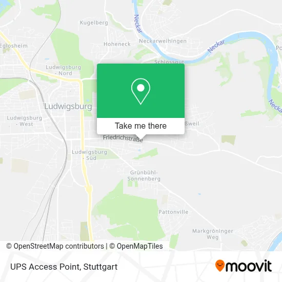 Ups Access Point map