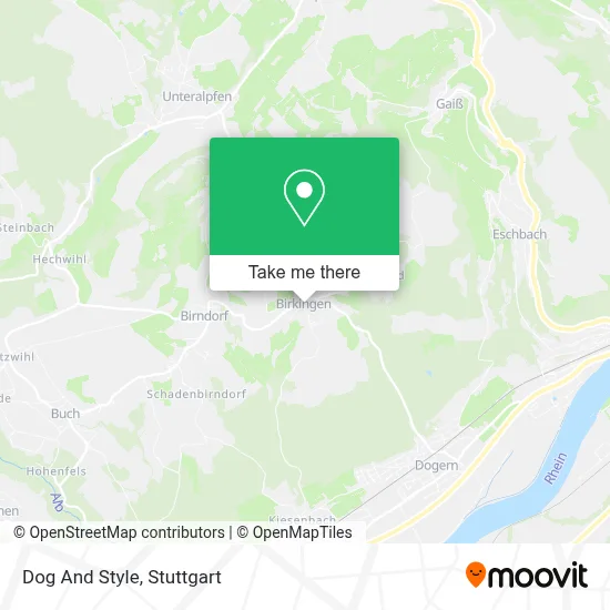 Dog And Style map