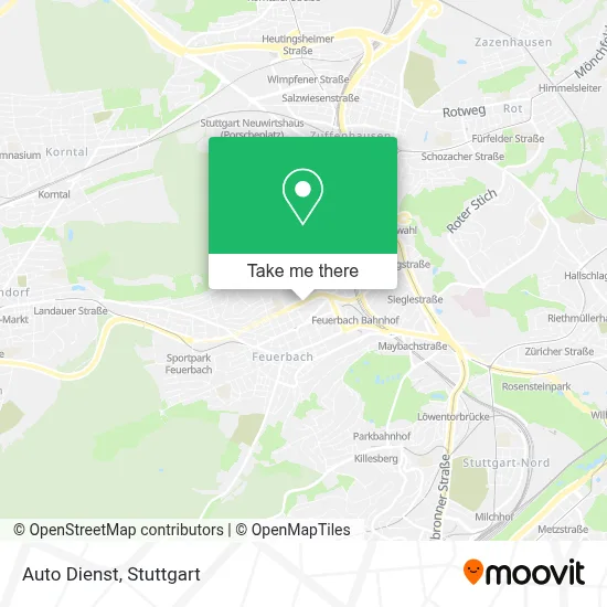 Auto Dienst map