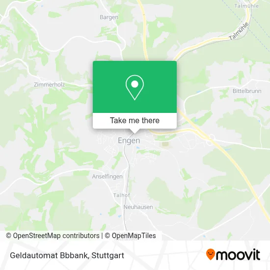 Geldautomat Bbbank map