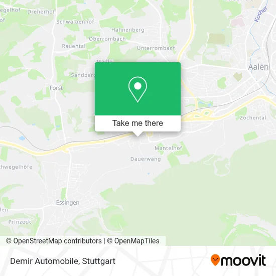 Demir Automobile map