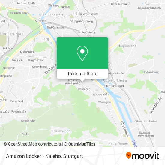 Amazon Locker - Kaleho map