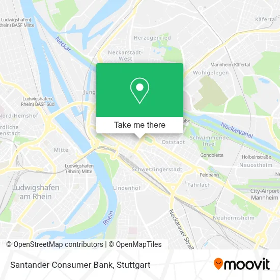 Santander Consumer Bank map