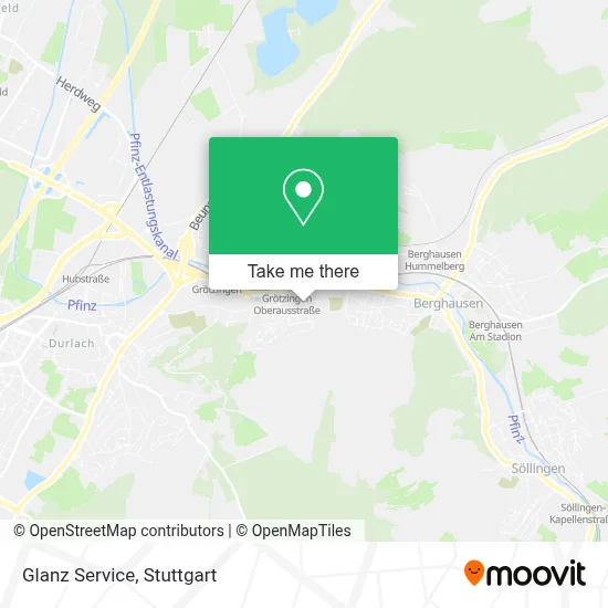 Glanz Service map
