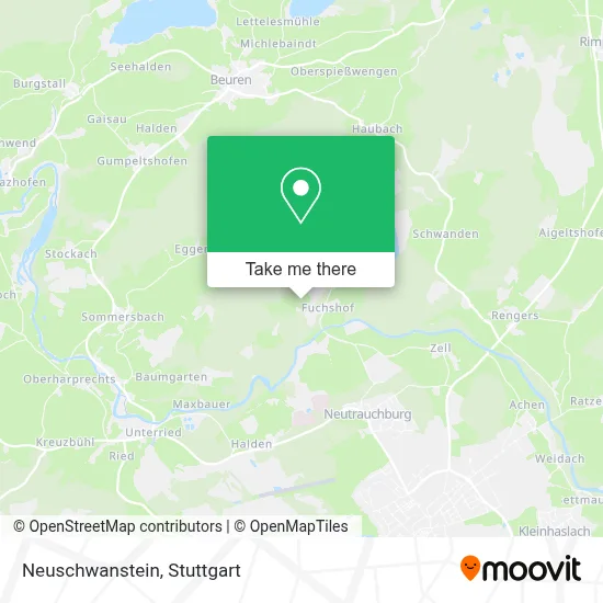 Neuschwanstein map