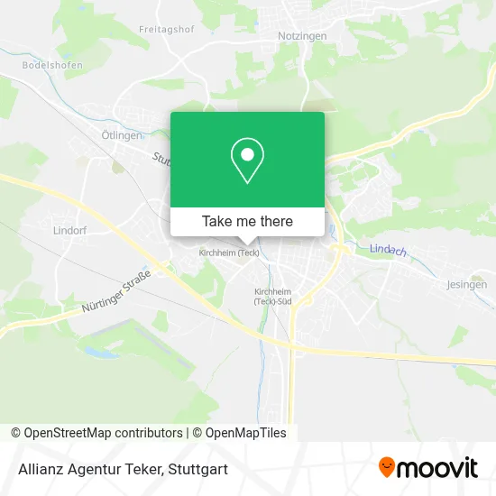 Allianz Agentur Teker map