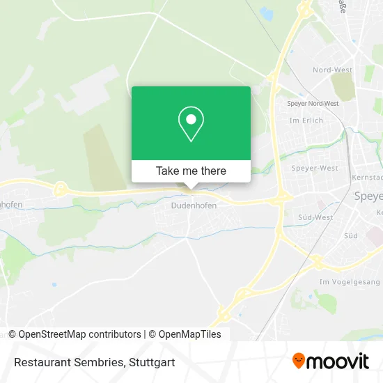 Restaurant Sembries map
