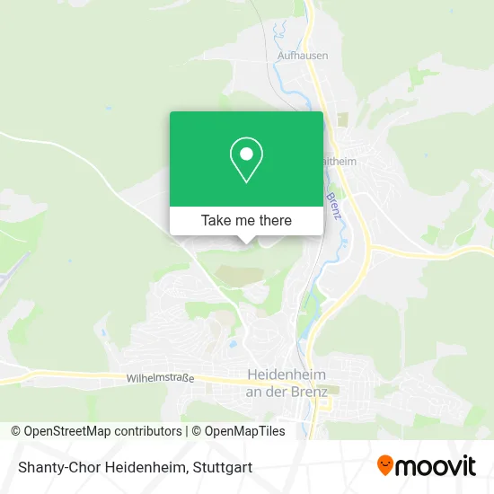Shanty-Chor Heidenheim map