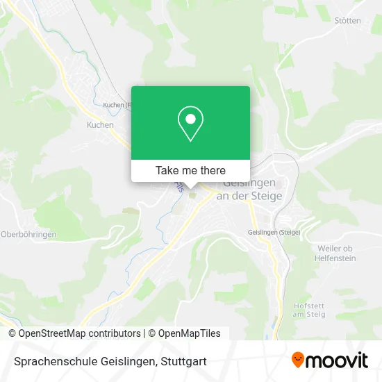 Sprachenschule Geislingen map