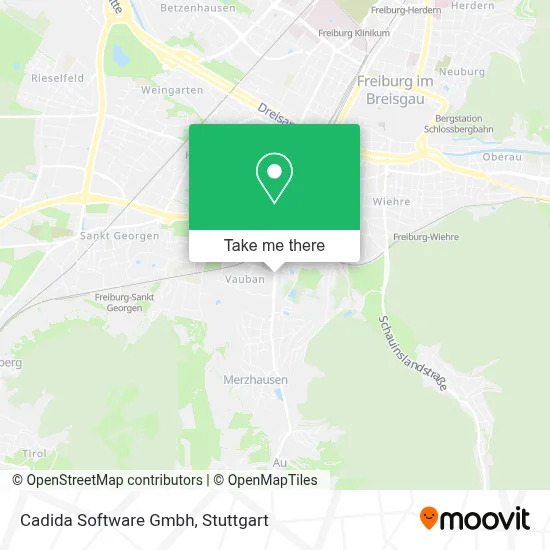 Cadida Software Gmbh map