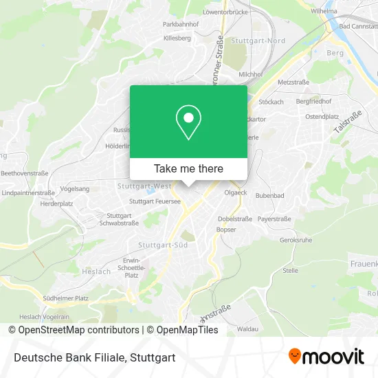 Deutsche Bank Filiale map