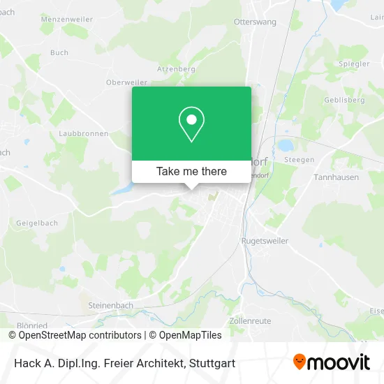 Hack A. Dipl.Ing. Freier Architekt map