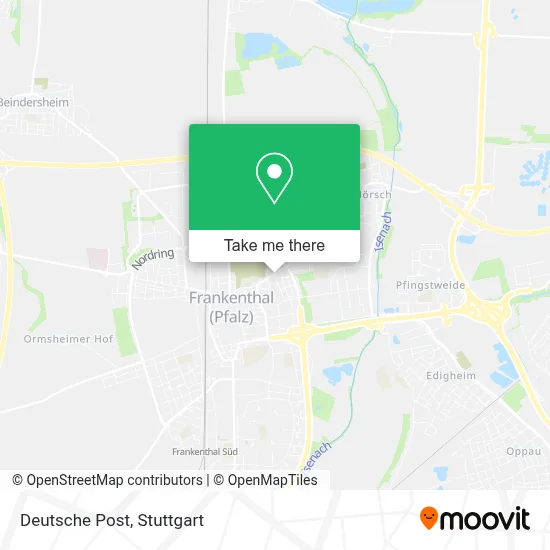 Deutsche Post map