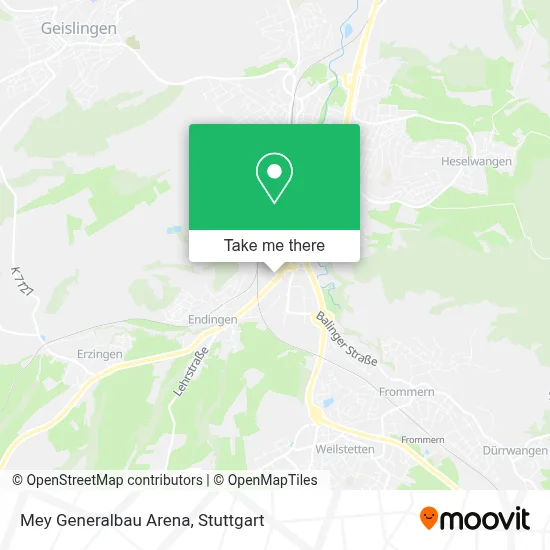 Mey Generalbau Arena map