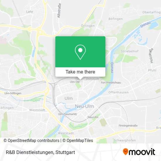 R&B Dienstleistungen map