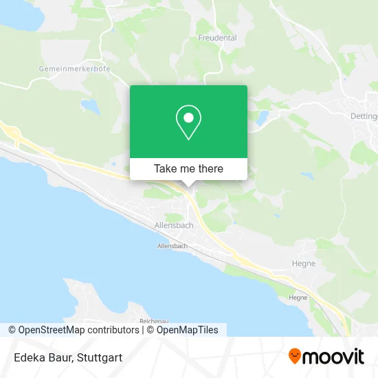 Edeka Baur map