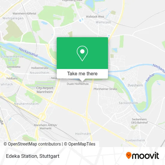 Edeka Station map