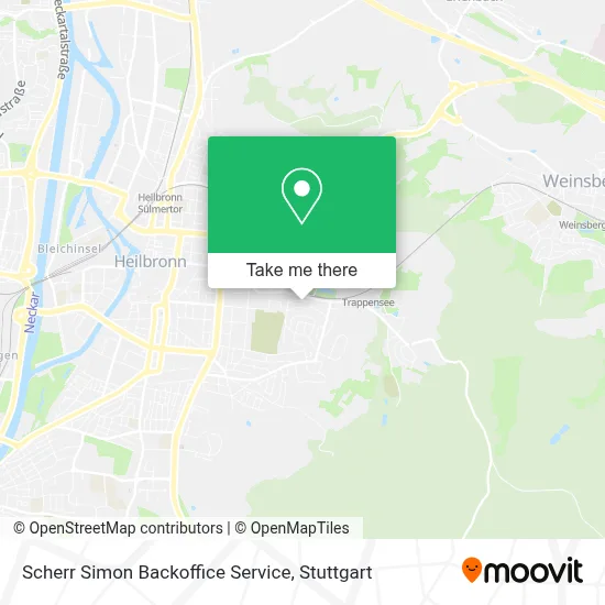 Scherr Simon Backoffice Service map