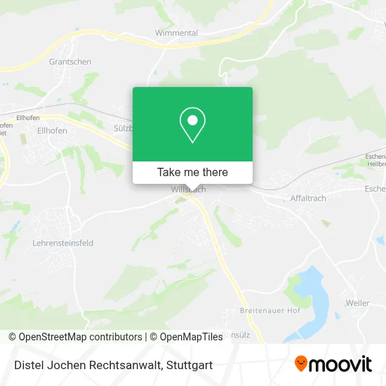 Distel Jochen Rechtsanwalt map