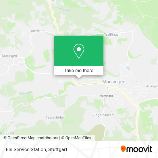 Eni Service Station map