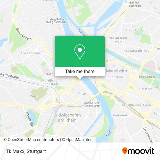 Tk Maxx map
