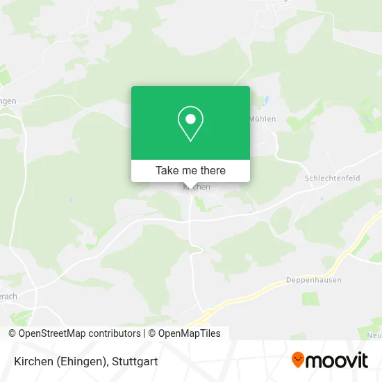 Kirchen (Ehingen) map