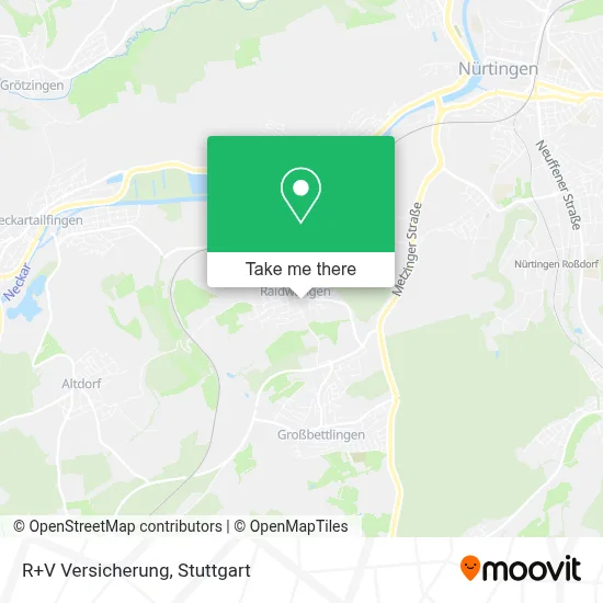 R+V Versicherung map