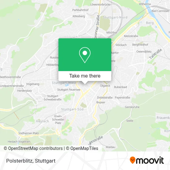 Polsterblitz map