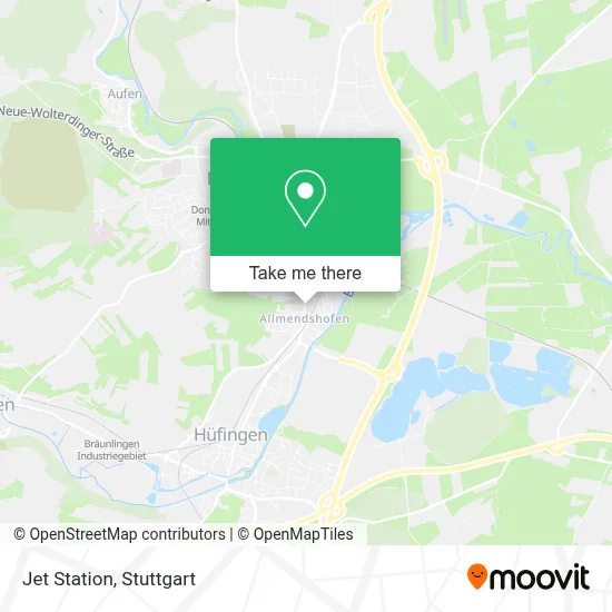 Jet Station map