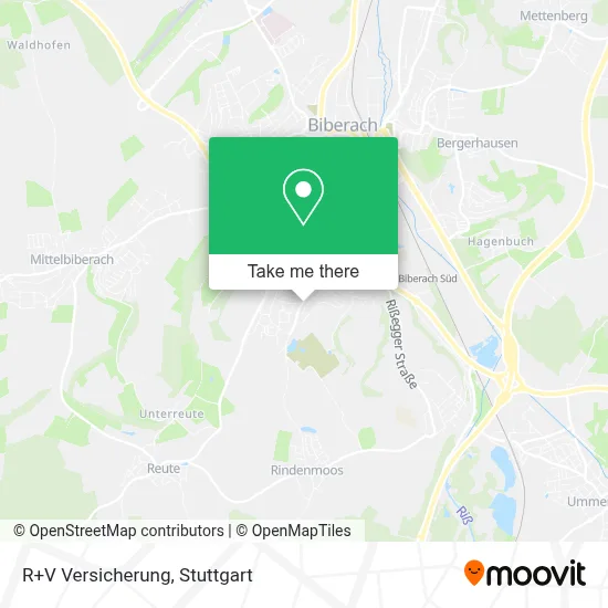 R+V Versicherung map