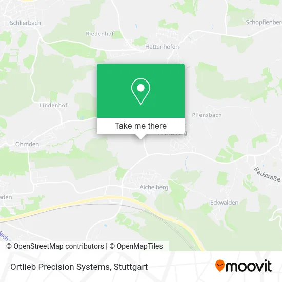 Ortlieb Precision Systems map